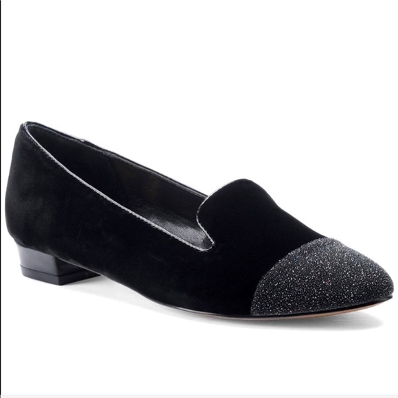 Black Luxe Velvet Plush Suede Boyfriend Loafers - Picture 8 of 8